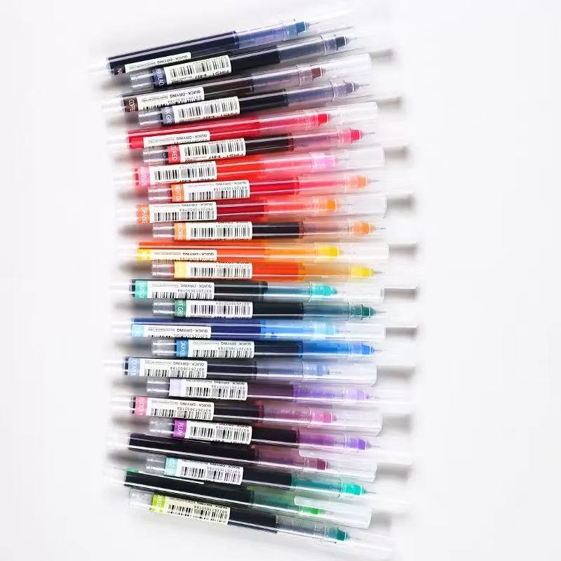 Art Craft Stationery - 12+1색 스트레이트 리퀴드 젤 펜 세트