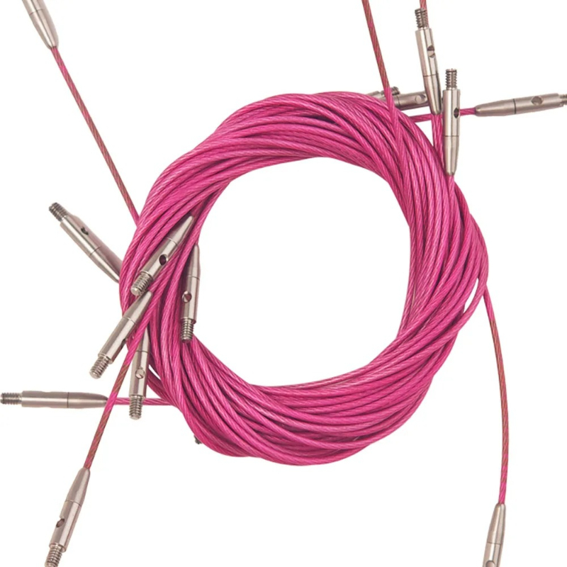 Knitting Needle Circular - 20-150cm 교체 가능한 크로셰 바늘 로프