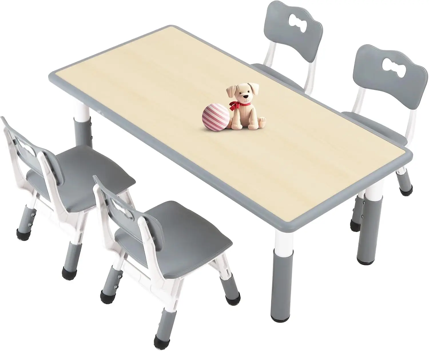 Art Craft Toddler - 3-8세 어린이용 테이블 및 의자 4개