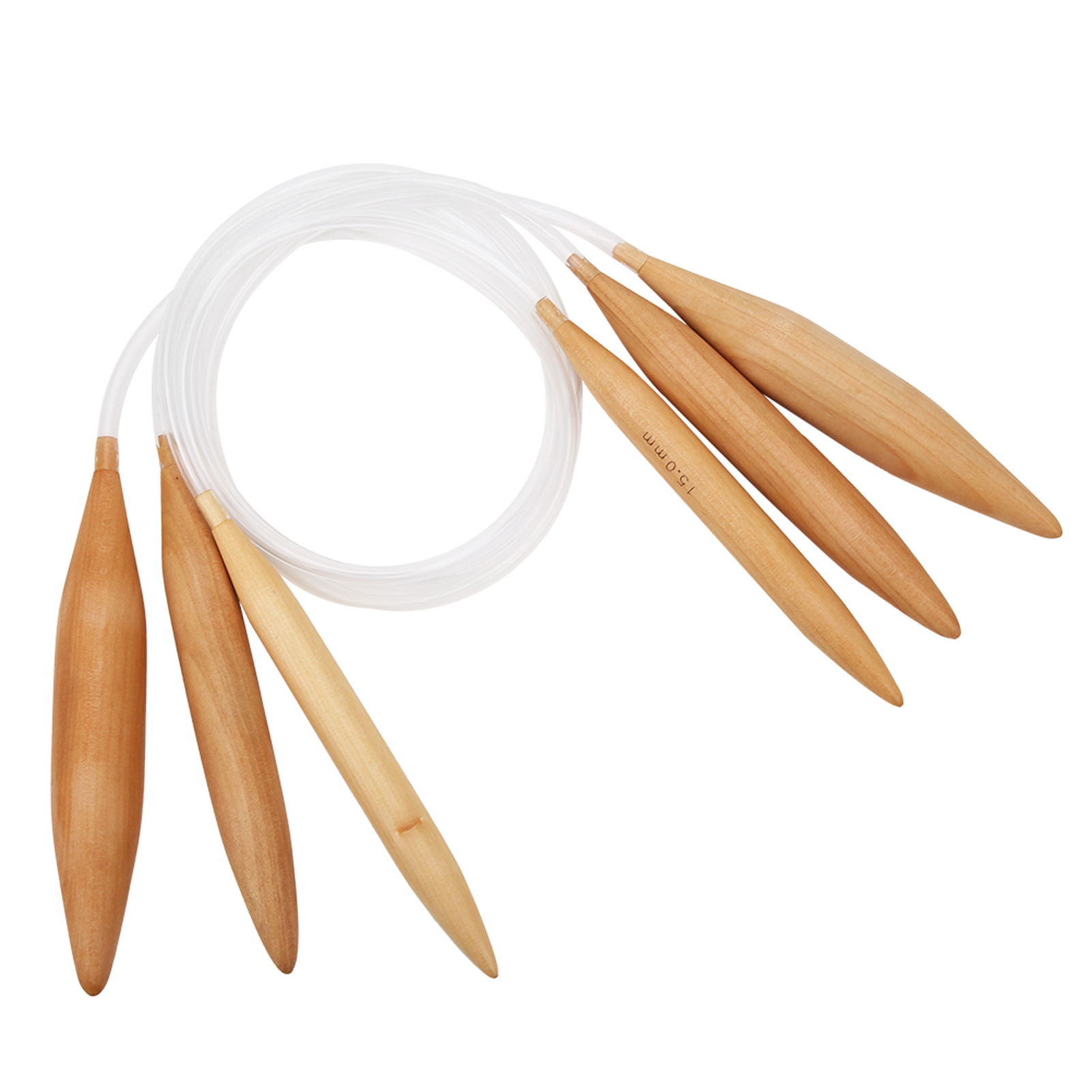 Knitting Needle Circular - ZK20 라운드 땋은 바늘 대나무 투명