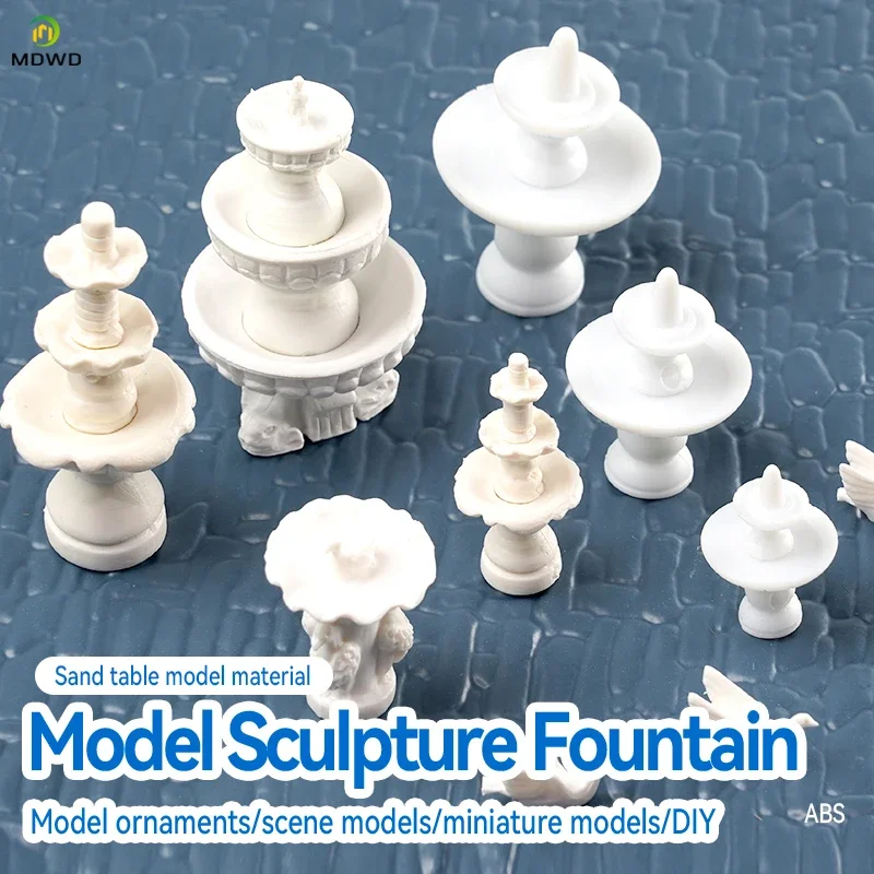 2Pcs 모델 동상 HO 1:87 조각 분수 철도 규모 - Art And Craft Nature 리뷰 및 가격