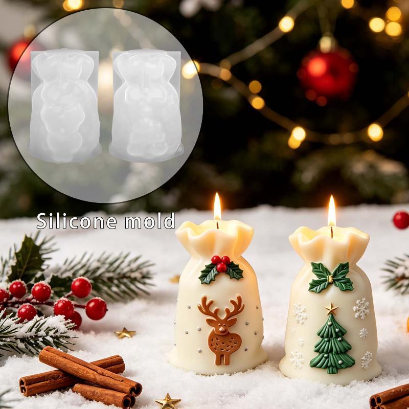 재사용 가능한 산타 가방 실리콘 몰드, 간편 분리 디자 - Art And Craft For Xmas 리뷰 및 가격