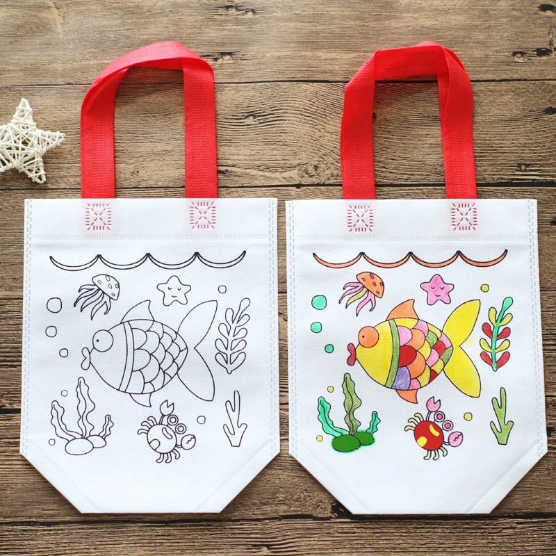 24pcs 귀여운 만화 색칠 가방 생일 파티를위한 재사 - Art Craft Event 리뷰 및 가격