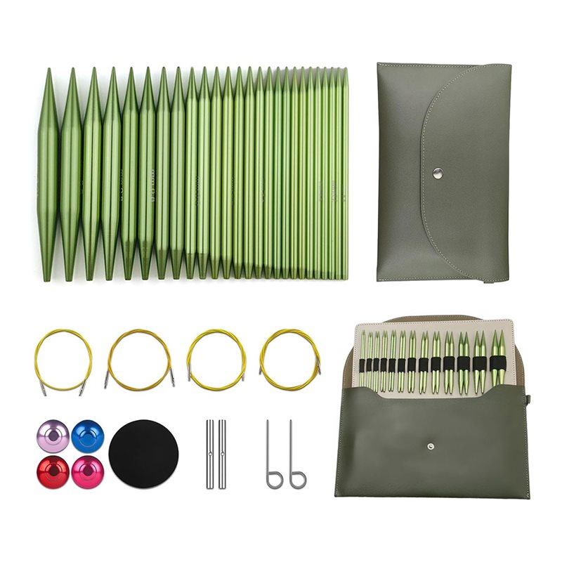 ABKS-알루미늄 원형 뜨개질 바늘 세트 13쌍 4인치 - Knitting Needle Circular 리뷰 및 가격