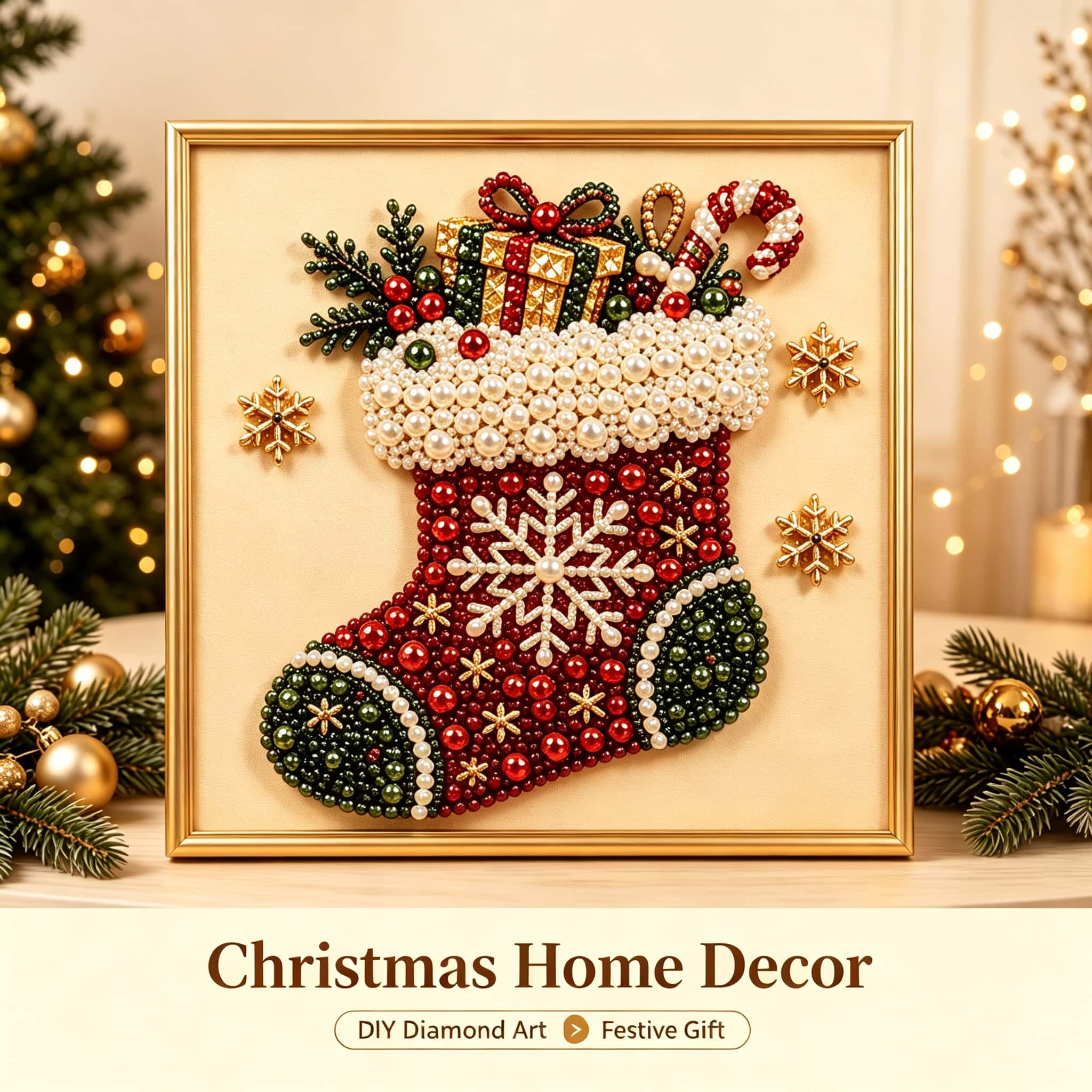 크리스마스 다이아몬드 아트 공예 키트, 산타클로스, 크 - Art And Craft For Xmas 리뷰 및 가격