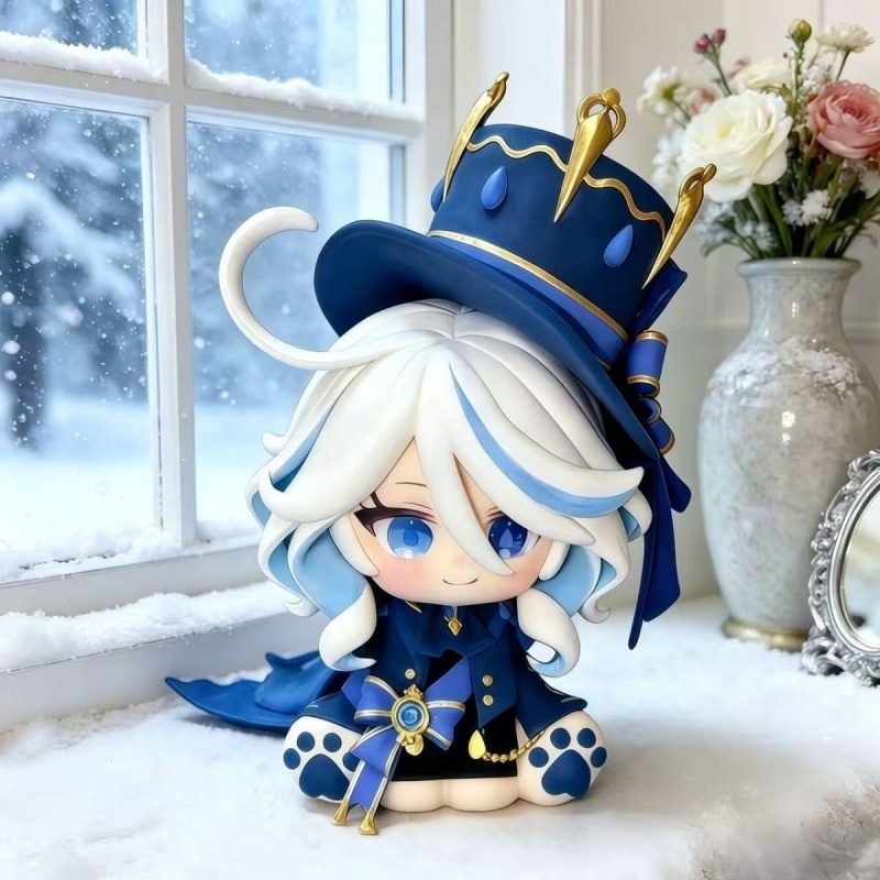 귀여운 키티 미니 원신 임팩트 피규어 푸리나 PVC 모 - Art Craft New Year 리뷰 및 가격