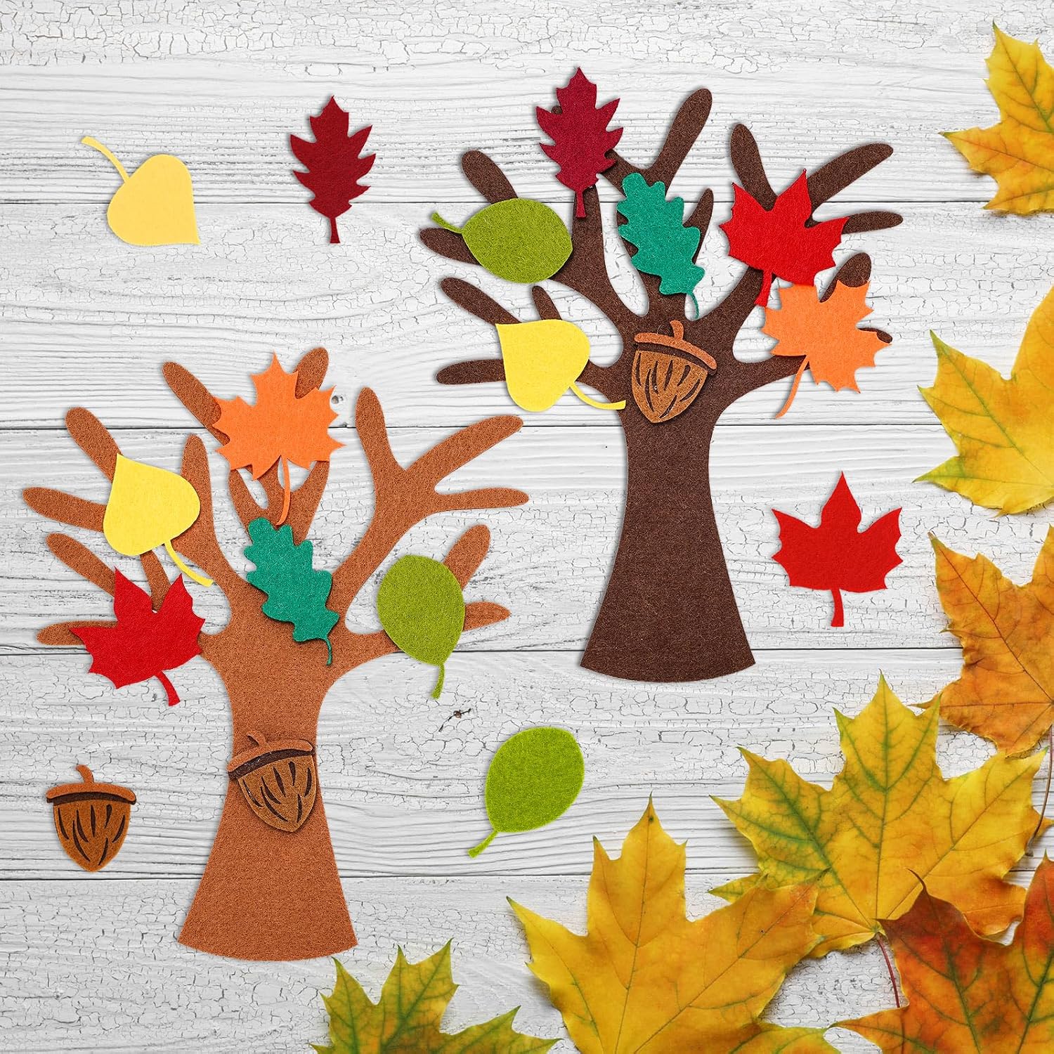 96개 가을 감사의 나무 펠트 공예 키트 가을 나무 단 - Art Craft Tree 리뷰 및 가격