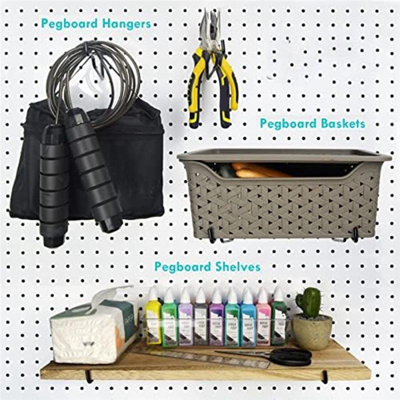 75STO-페그보드 선반 훅, 8팩 6인치 금속 유틸리 - Art Craft Board 리뷰 및 가격