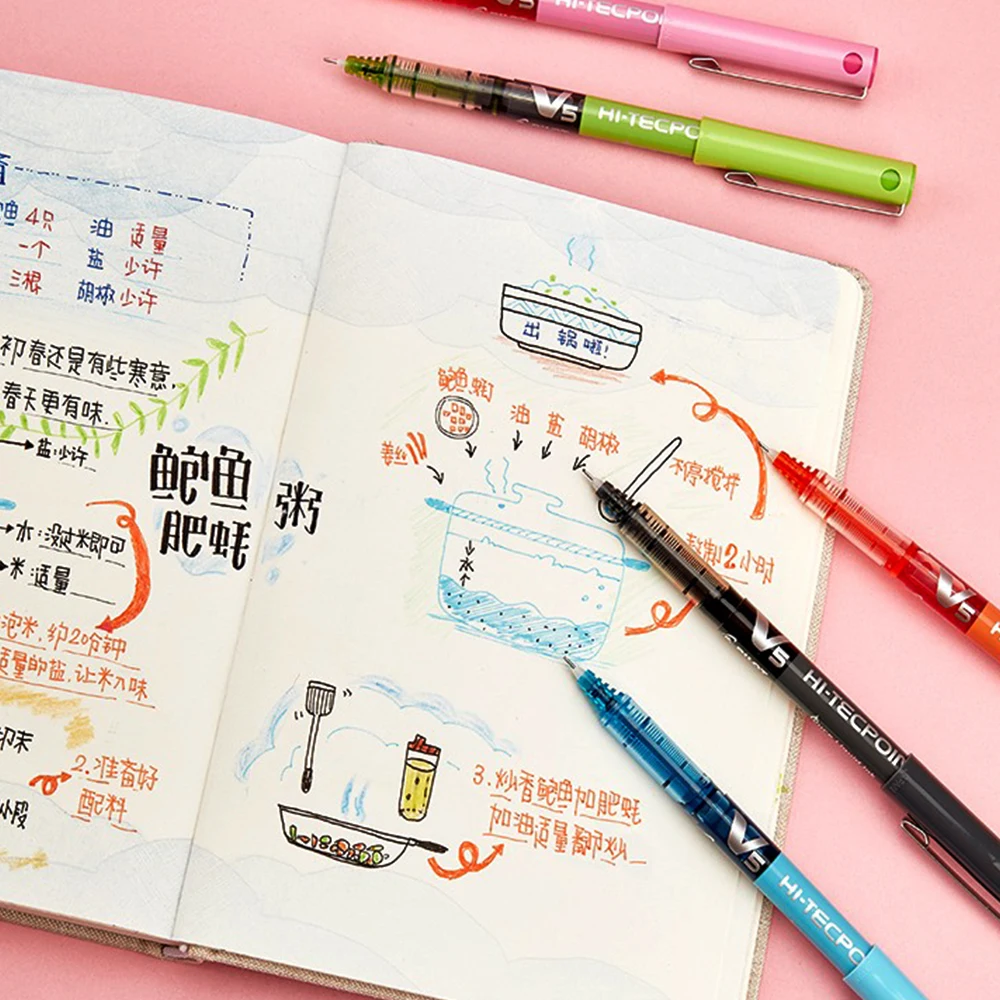 3pcs 일본 파일럿 젤 펜 스트레이트 액체 유형 0. - Pilot Pen G2 리뷰 및 가격