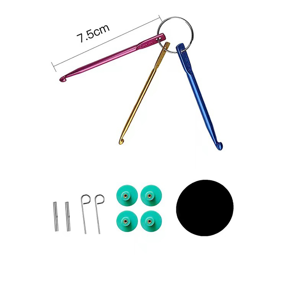 34 개의 뜨개질 도구 세트 크로 셰 뜨개질 후크 미니 - Knitting Needle Circular 리뷰 및 가격