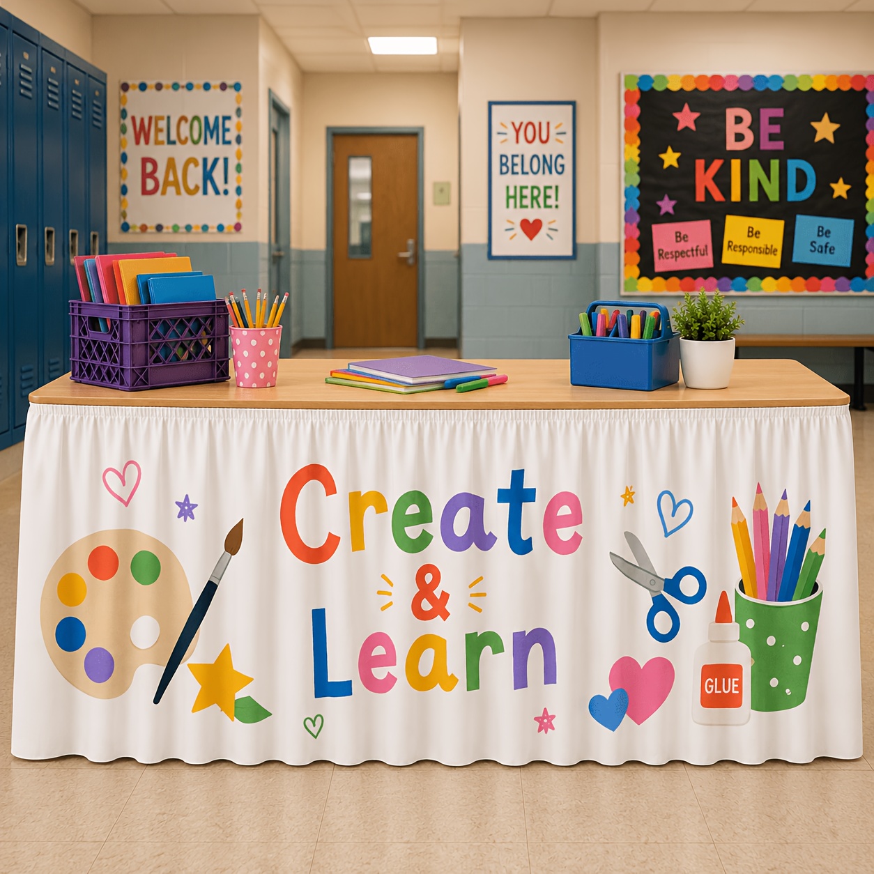 테이블보 테이블 스커트, 창의적인 학습 미술 공예 테이 - Art Craft Classes 리뷰 및 가격