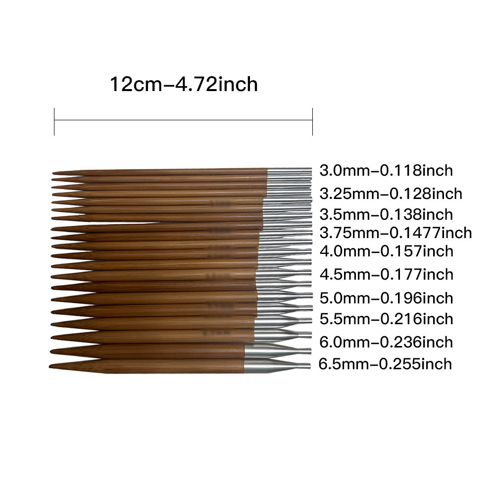 10쌍 대나무 교체 가능 탈부착식 뜨개질 바늘 3.0- - Knitting Needle Circular 리뷰 및 가격
