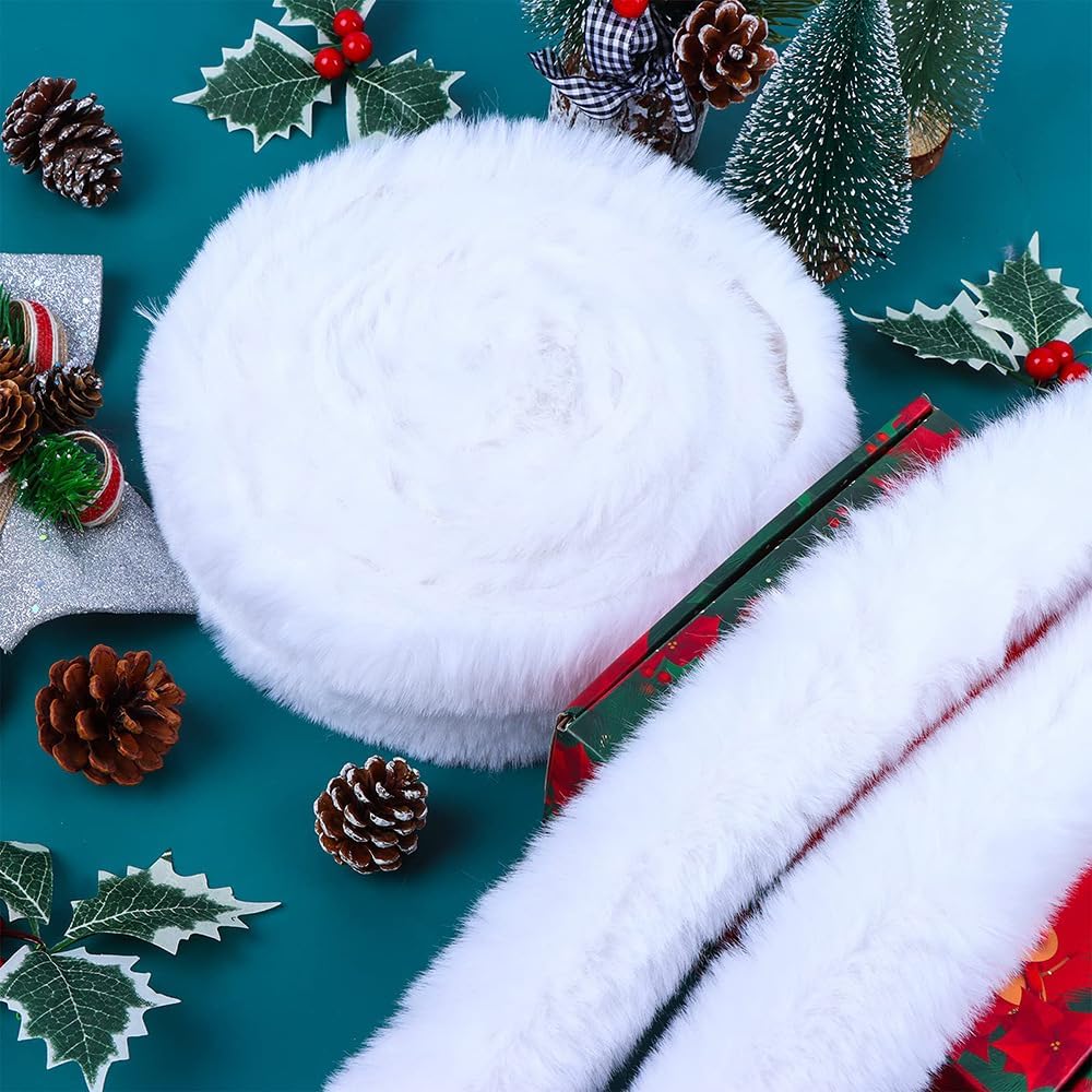 인조 모피 리본 밍크 모직 스트립, DIY 거친 가장자 - Art And Craft For Xmas 리뷰 및 가격