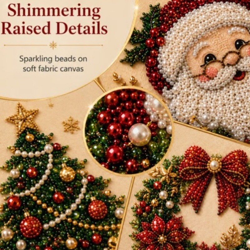 3D 크리스마스 진주 라인스톤 페인팅 키트 DIY 핸드 - Art And Craft For Xmas 리뷰 및 가격