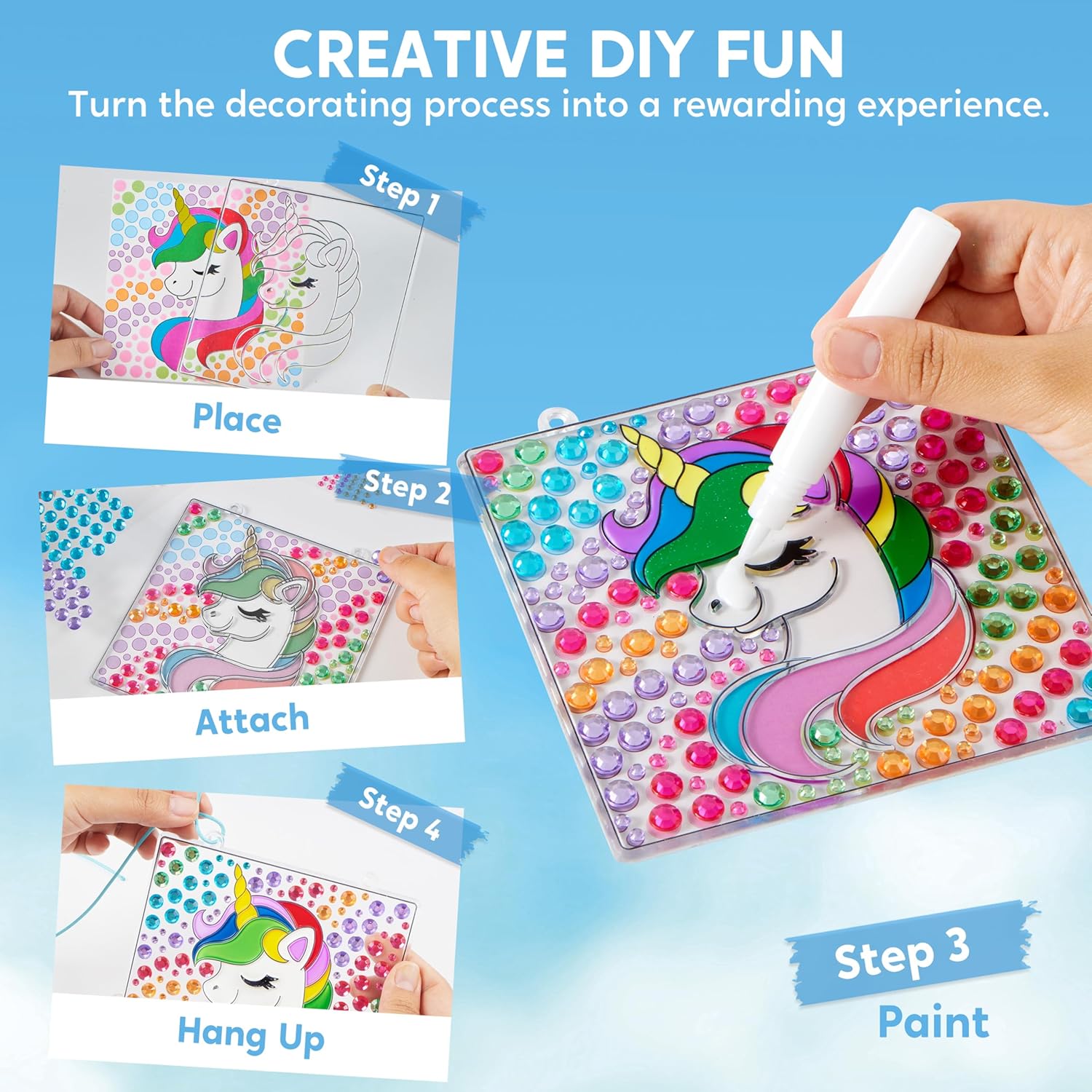 조이파이 4개입 창문 아트 2-in-1 젬스 앤 젤스  - Art Craft Board 리뷰 및 가격