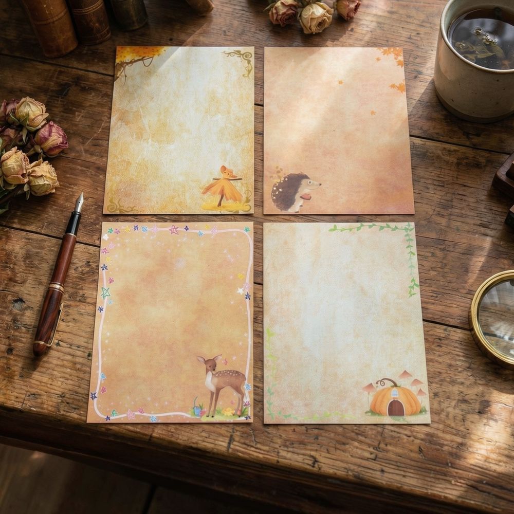 빈티지 스타일의 편지지 세트, A4 사이즈, 로맨틱한  - Art Craft Stationery 리뷰 및 가격