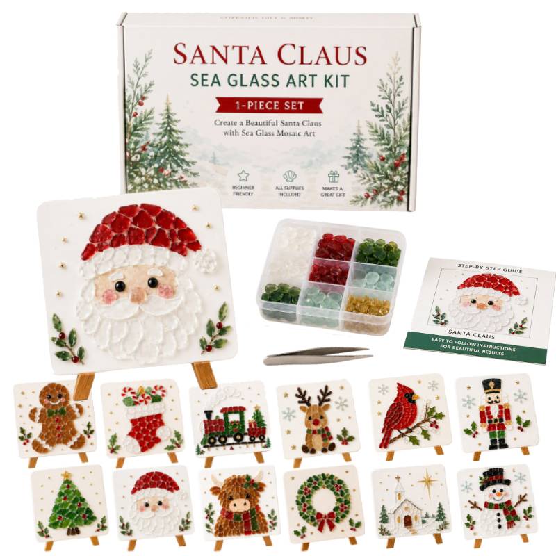 크리스마스 씨글라스 아트 키트, 초보자 성인을 위한 D - Art And Craft For Xmas 리뷰 및 가격