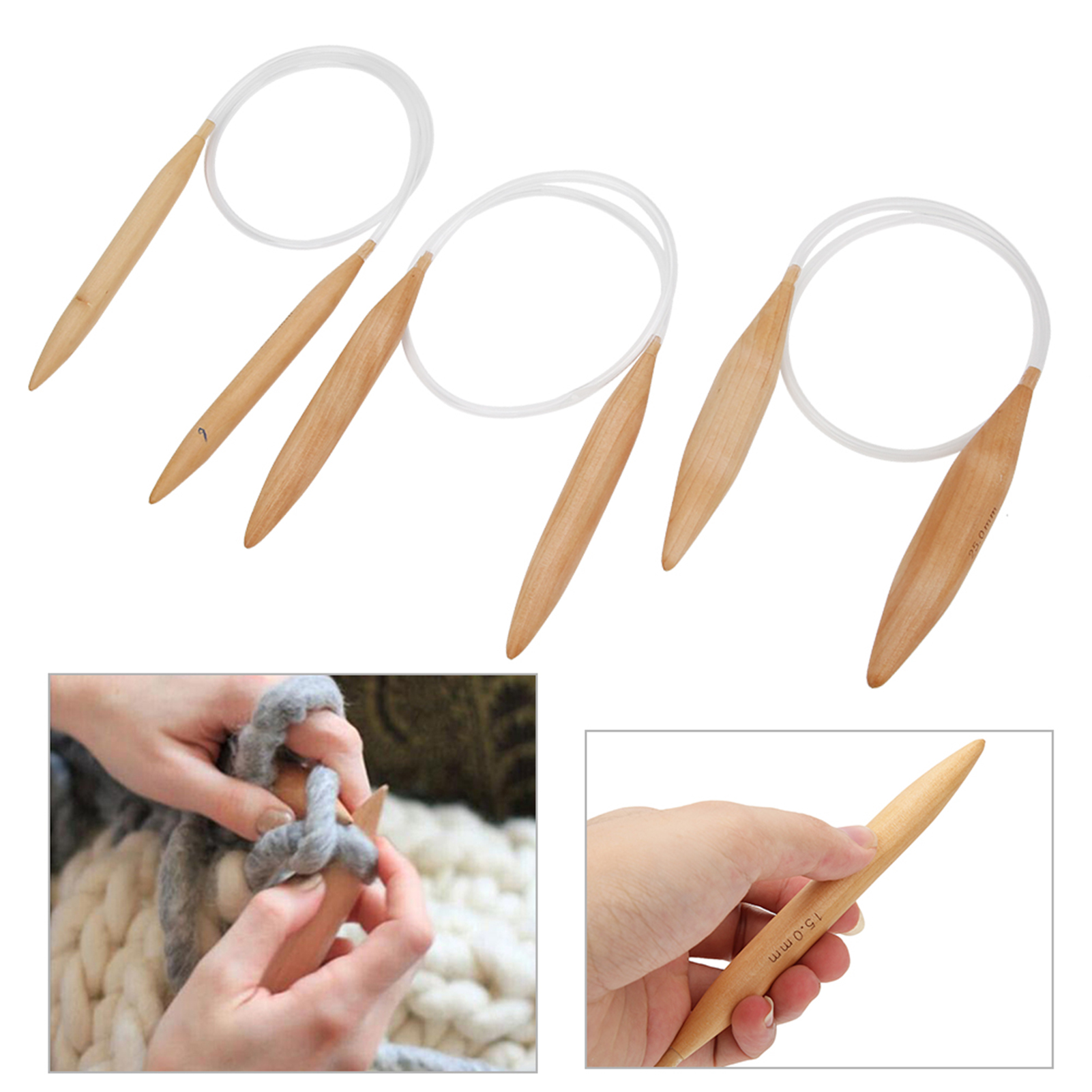 ZK20 라운드 땋은 바늘 대나무 투명 크로 셰 뜨개질 - Knitting Needle Circular 리뷰 및 가격
