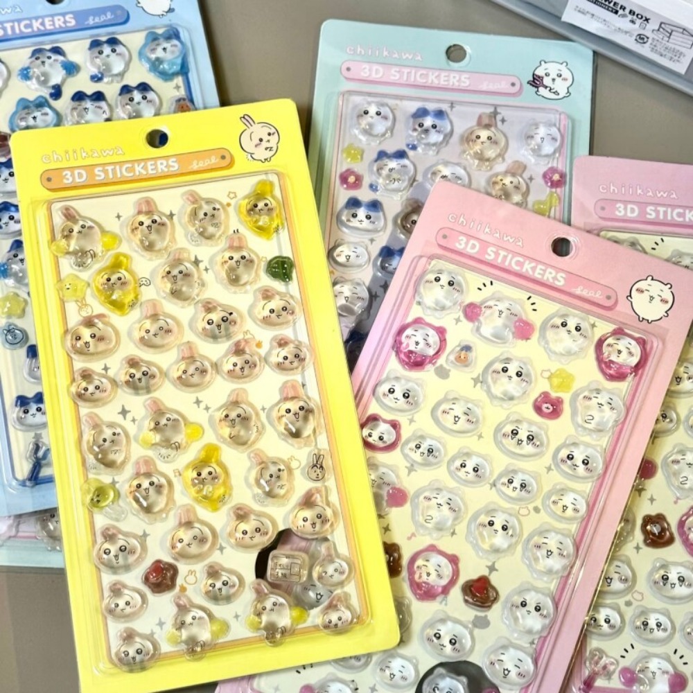 귀여운 치이카와 3D 크리스탈 엠보싱 스티커 DIY 데 - Art Craft Stationery 리뷰 및 가격