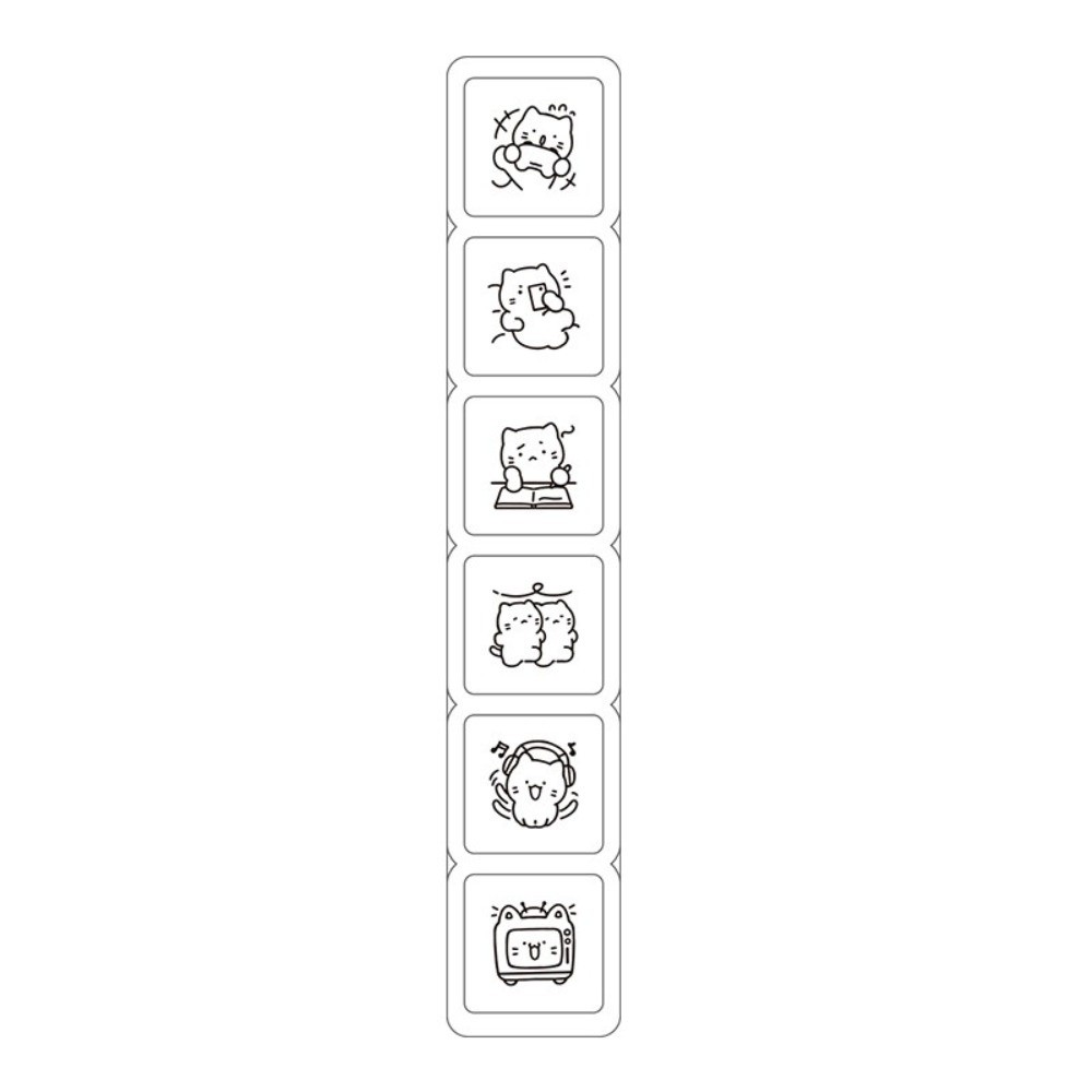 6pcs 귀여운 디자인 고양이 감정 스탬프 플라스틱 손 - Art Craft Board 리뷰 및 가격