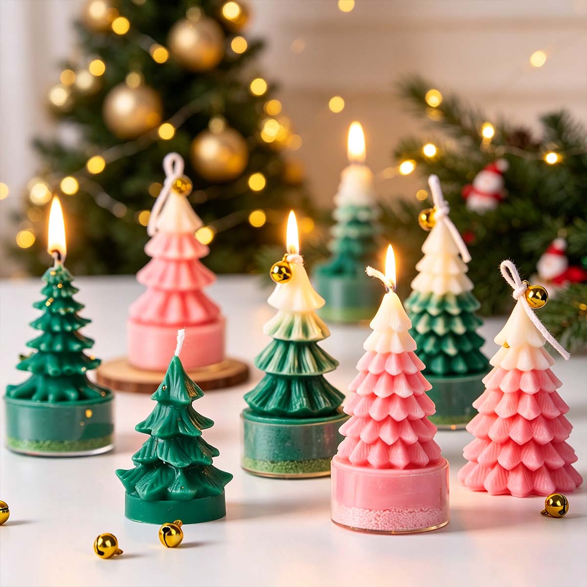 3D 크리스마스 트리 실리콘 캔들 몰드 DIY 크리스마 - Art And Craft For Xmas 리뷰 및 가격