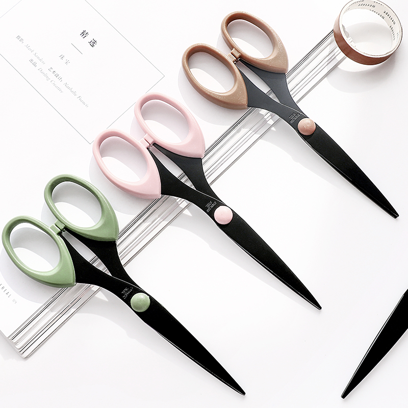 1-5Pcs Morandi 컬러 가위 스테인레스 스틸  - Art Craft Stationery 리뷰 및 가격