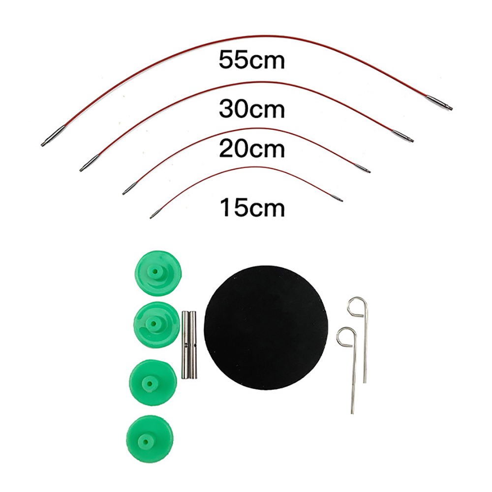 12쌍 교체 가능한 원형 바늘 세트 미니 숏 5.5cm - Knitting Needle Circular 리뷰 및 가격