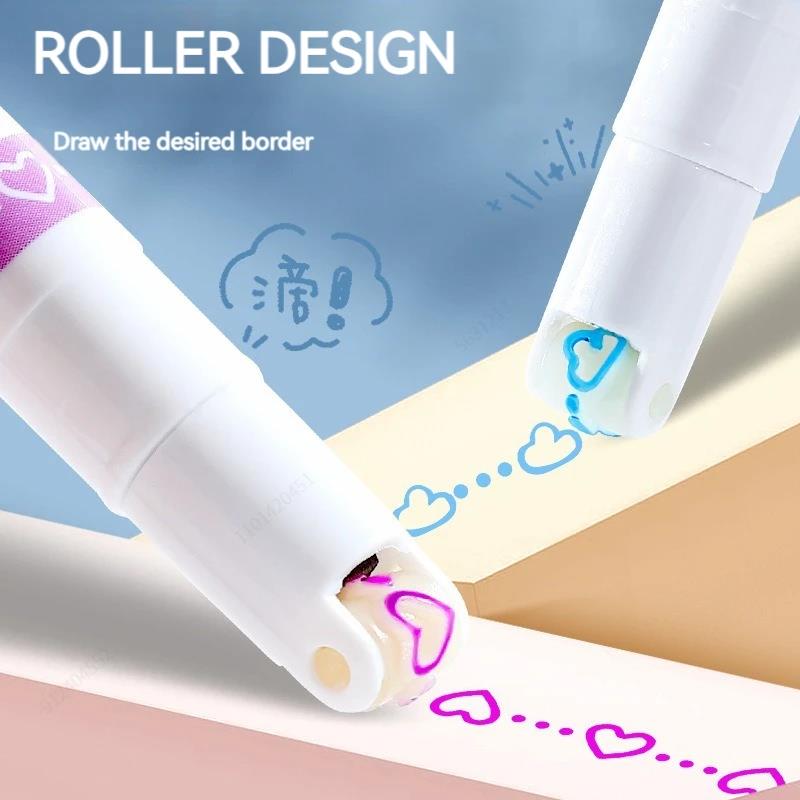 6Pcs 롤러 팁 커브 라이너 저널링 드로잉 학교 다채 - Art Craft Stationery 리뷰 및 가격